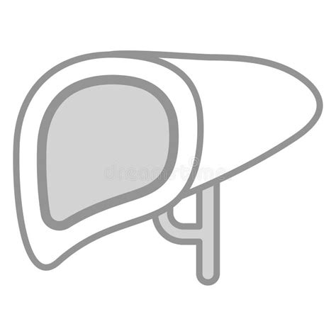 Liver Healthcare Medical Vector Graphic Illustration Icon Stock Vector