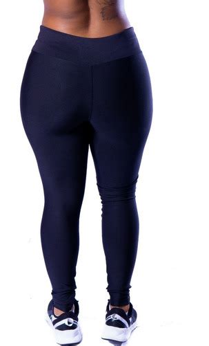 Calça Legging Feminina Preta Grossa Dia A Dia Valor De Ataca MercadoLivre