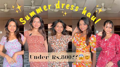 Summer Dresses Starting From Rs 300 From Flipkart Summer Haul