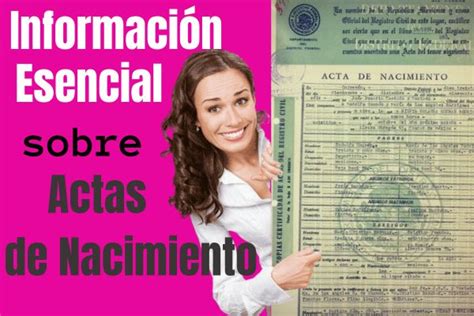 Información Esencial sobre Actas de Nacimiento en México Blog Harmonic3