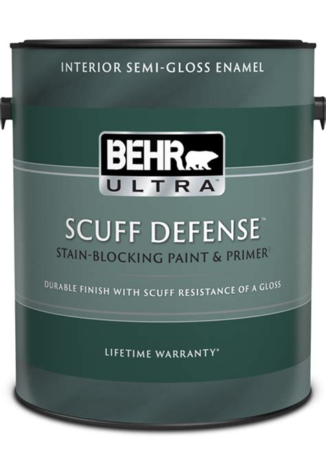 Interior Semi Gloss Enamel Paint Primer BEHR ULTRA Behr