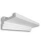 Moldura Sanca Spot Led Isopor Roda Teto Forro 3 Metros Linear Papel E