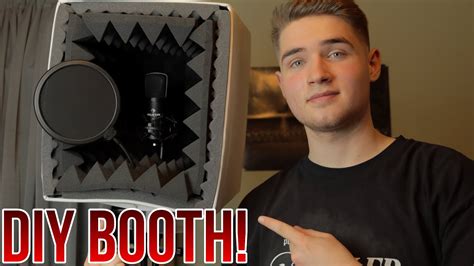 Diy Mikrofon Booth Tutorial Mikrofon Sound G Nstig Verbessern Youtube