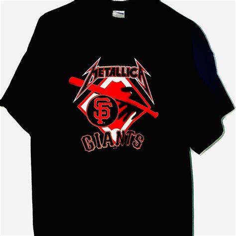 2014 Metallica X San Francisco Giants Gildan Short Sl Gem