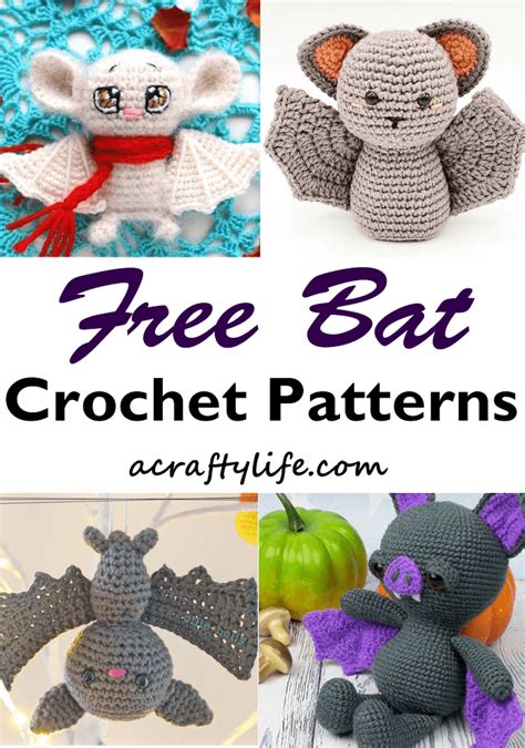 Crochet Bat Patterns Free To Make Halloween Fun A Crafty Life