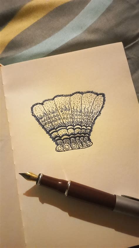 Day 4 Scallop Inktober R Inktober