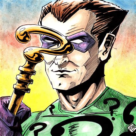 Taylors Sweet Little Art And Nerd Site Pin Up Of The Day The Riddler