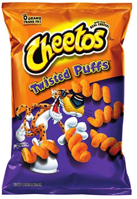 Cheetos Twisted Puffs- I KILLED to have these in my lunch box as a kid ...