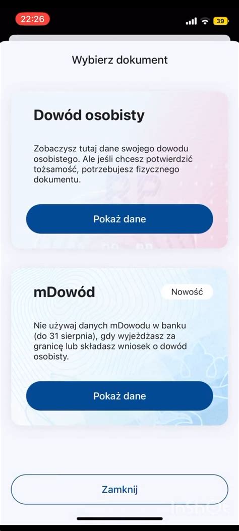 Zobacz jak będzie wyglądał mDowód w aplikacji mObywatel 2 0