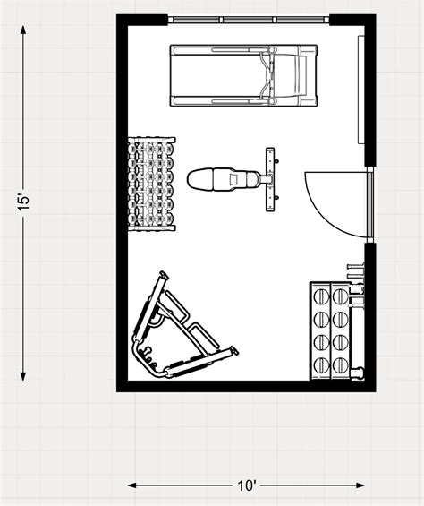 Complete Square Feet Home Gym Floor Plans X