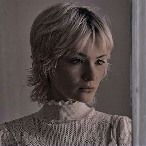 ᴀᴇꜱᴛʜᴇᴛɪᴄ Hair inspiration short Short blonde hair Shaggy short hair