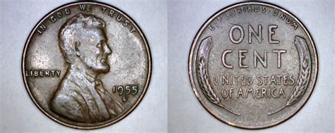 1955-D Abraham Lincoln Wheat Penny