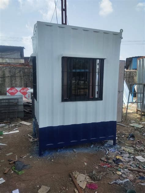 Mild Steel Portable Security Cabin For Guard Room At Rs 40000 Unit In