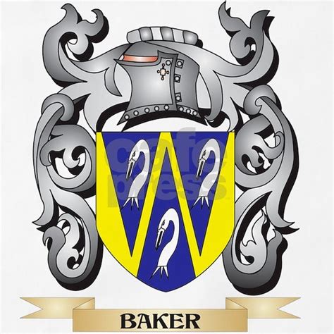 Baker Family Crest - Baker Coat of Arm Light Apron by Johnny-Rico ...