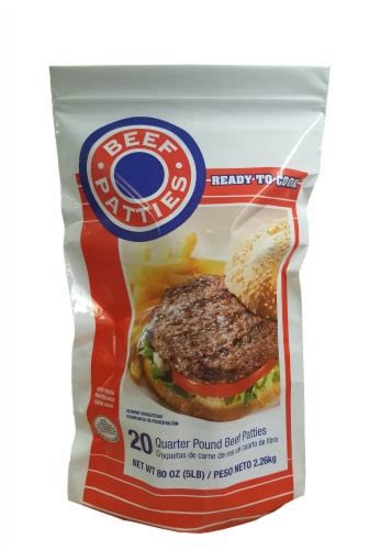 Birchwood Foods Beef Patties 20 Count 5 Lb Kroger