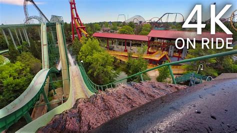 [4k On Ride] Loggers Run Six Flags Great America Youtube