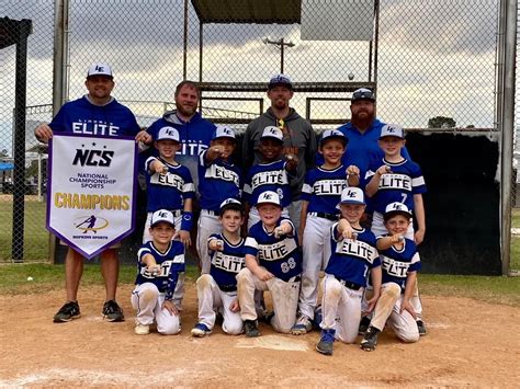 National Championship Sports Baseball Lindale Elite 9U D3