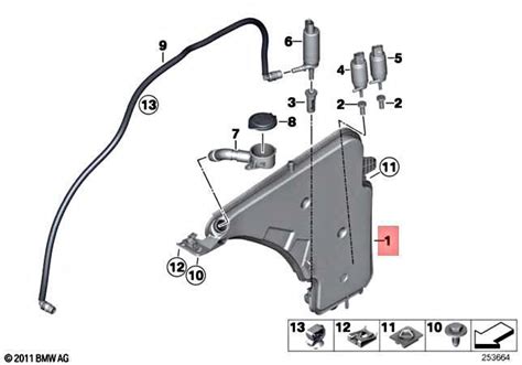 Genuine BMW Hybrid M2 M3 M4 GTS F22 F23 F30 Washer Fluid Reservoir