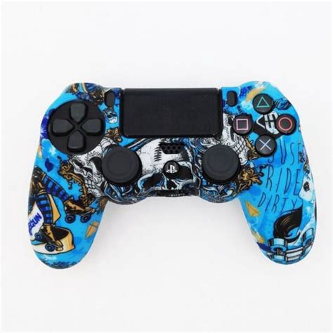 Capa Protetora Para Controle Ps Gamepad Silicone Camuflada Drag O