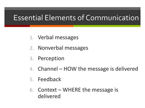 7 key elements of communication - dngilit
