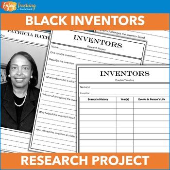 Famous African American Inventors Research Project: Black History Month Activity