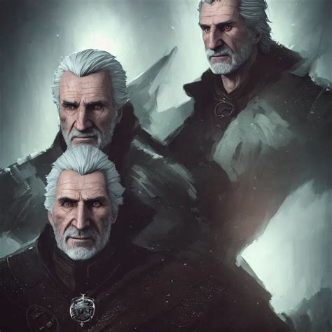 portrait of regis from witcher 3 in a greveyard, dark | Stable ...
