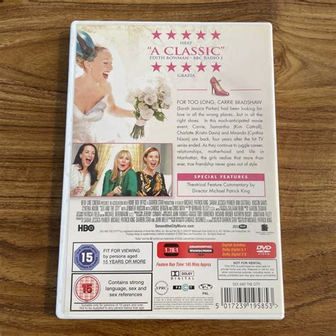 Sex And The City The Movie Dvd Film Drama Sarah Jessica Parker Free P P