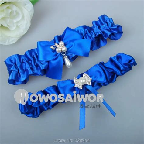 Sexy Fashion Original Design Design Wedding Garter Belt Navy Blue