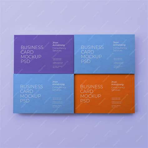 Premium Psd Business Card Mockup Premium Psd