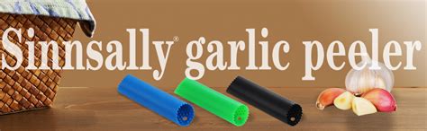 Sinnsally Garlic Peeler Skin Remover Roller Easy To Peeled Garlic