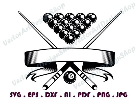 Billiards Svg Bundle Snooker Svg Pool Svg Billiards Etsy