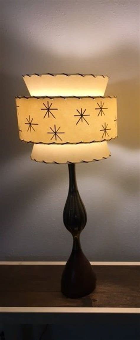 Mid Century Vintage Style Tapered Tier Fiberglass Lamp Shade