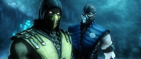 Scorpion And Sub Zero Vs Liu Kang And Kung Lao Mortal Kombat