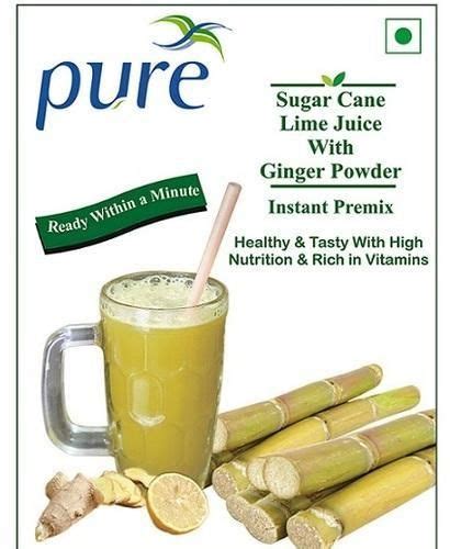 Instant Sugar Cane Lime Ginger Juice At Rs 1 100 Gm Packet Sugarcane