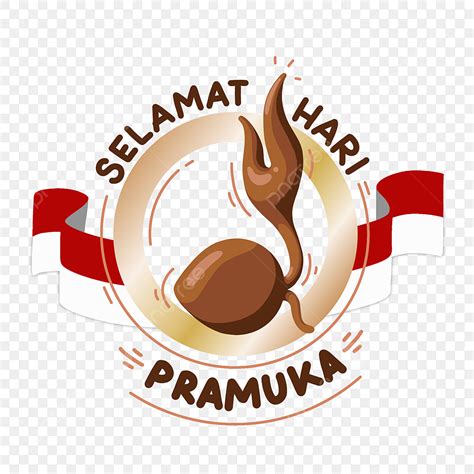 Selamat Hari Pramuka PNG Transparent Beautiful Hand Drawn Selamat Hari