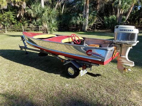 14 Feet 1955 Crestliner Aluminum 39157 Antique Boat America