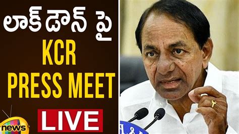 CM KCR Press Meet LIVE CM KCR Key Decision Over Lockdown Updates