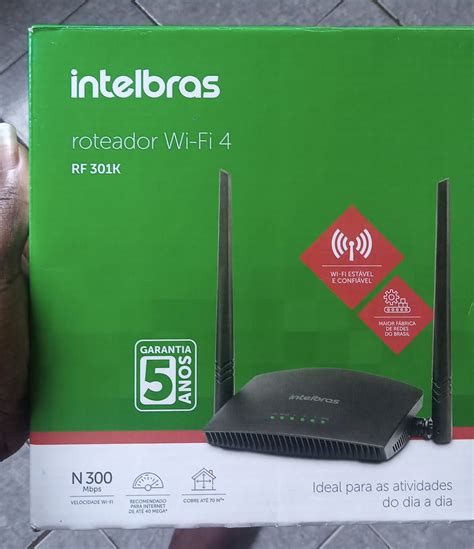 Roteador Intelbras RF 301K CKD Wi Fi 4 N 300 Mbps Aqui Tem Pechincha