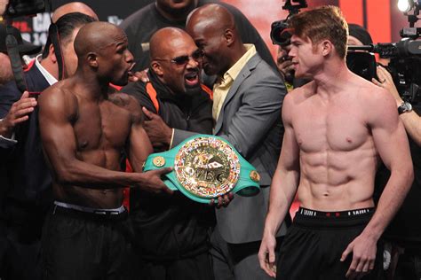 Mayweather versus Canelo Weigh-In Draws Over 12,000 Fans - City Sports ...