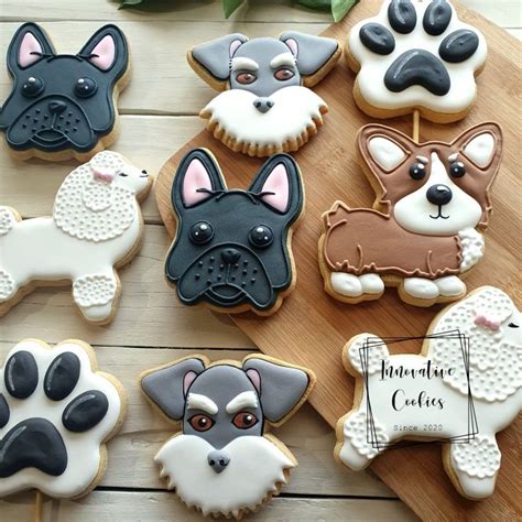 Dog Cookies Dog Cookies Iced Sugar Cookies Dog Cakes