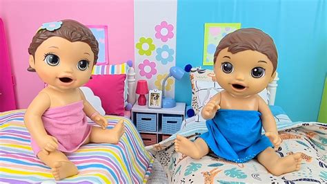 Baby Alive G Meos Rotina Da Noite Ganhando Pijama Novo Youtube