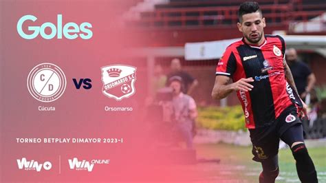 Cúcuta vs Orsomarso Goles Torneo BetPlay Dimayor 2023 1 Fecha 1