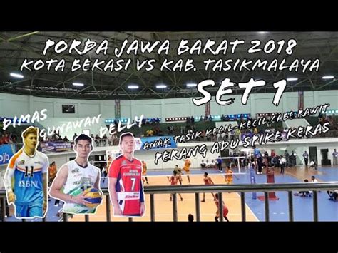 PORDA JAWA BARAT 2018 KOTA BEKASI Vs KAB TASIKMALAYA CABOR VOLLY