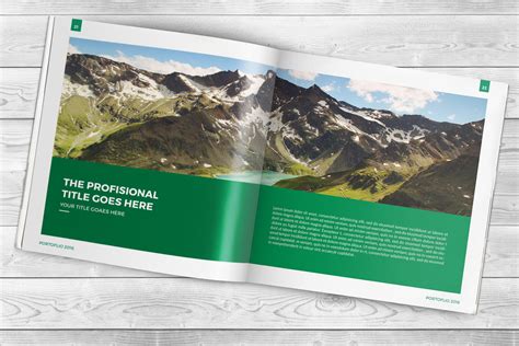 Square Portfolio Brochure Template 3 On Behance