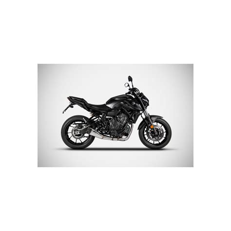 Ligne pot d échappement complète Zard Inox 2 en 1 Yamaha MT07 2017 2023