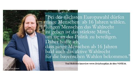 Toni Hofreiter Zur Absenkung Des Wahlalters Auf Jahre Bei