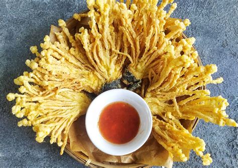 Resep Jamur Enoki Crispy Simpel Dan Enak Oleh Ecy Cookpad