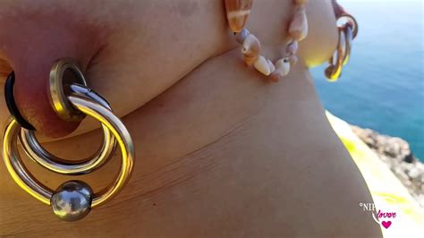Nippleringlover Hot Mom Xtreme Nipple And Cunt Labia Piercings Naked