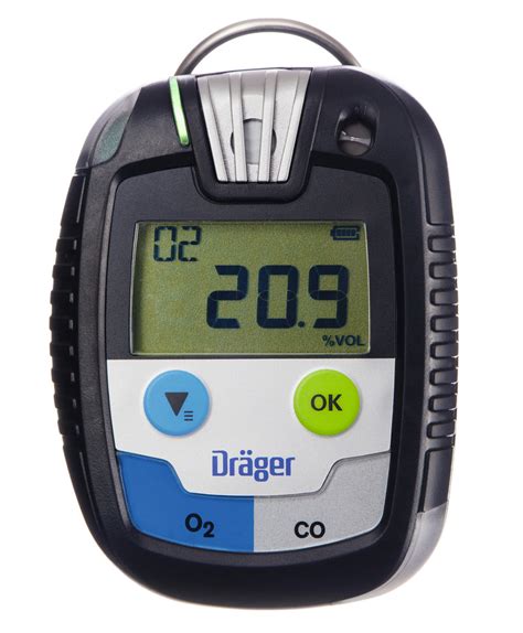 Dräger gas detector Pac 8500 O2 CO with dual sensor for oxygen