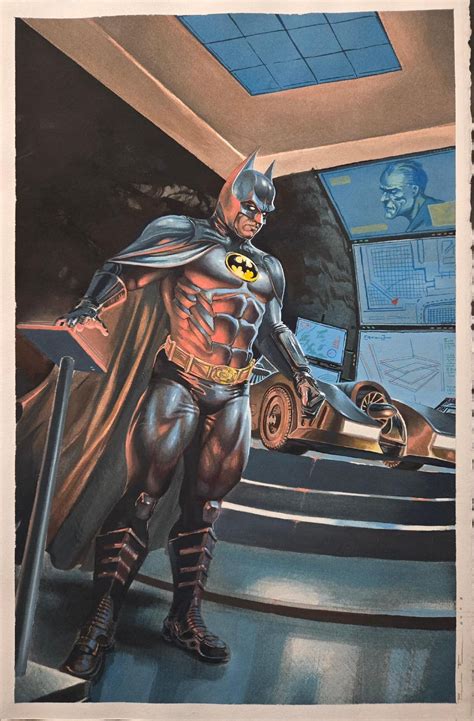 Pasquale Ferrara Batman In Ty P S Ty S Batcave Comic Art Gallery Room